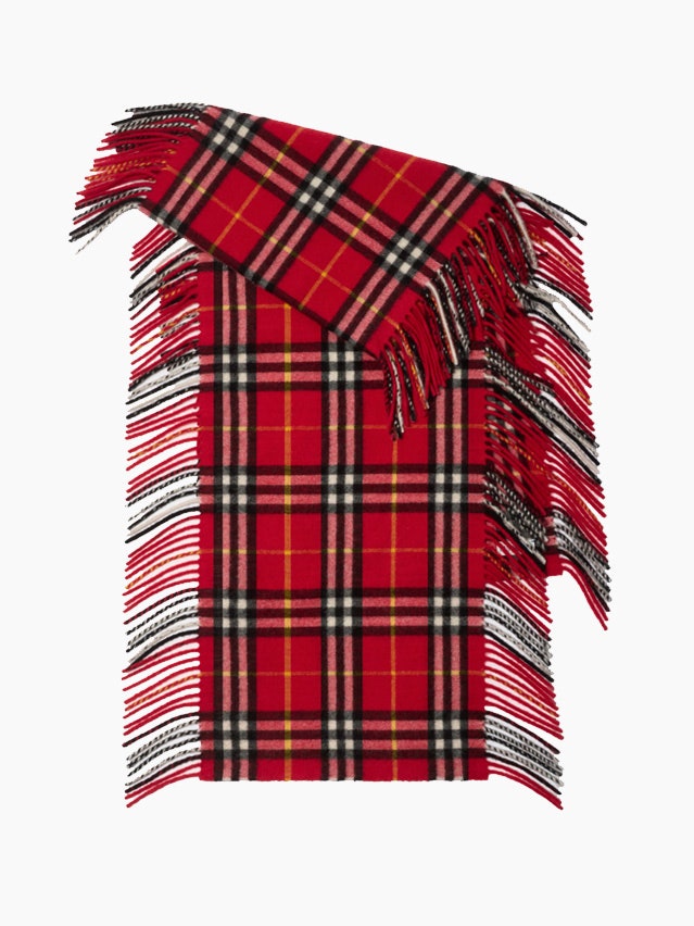Image may contain Tartan Clothing and Coat